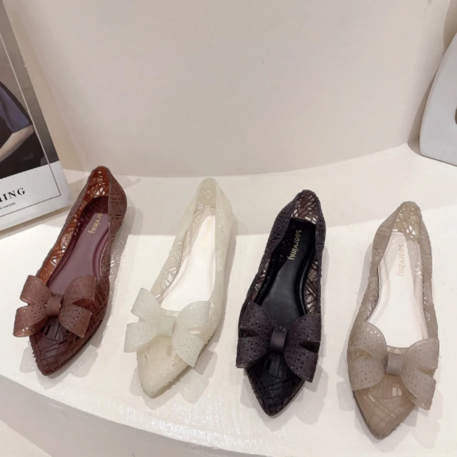 【JP Queen New York】蝴蝶結圓頭保暖刷毛室內室外拖鞋休閒鞋(3色2款可選) 歷史價格詳細信息