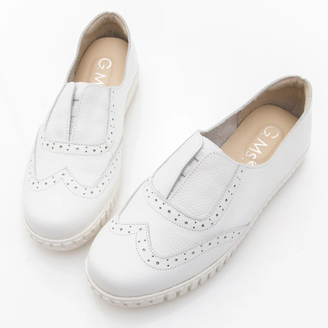 G.Ms.MIT系列-變形蟲印花牛皮莫卡辛鞋-百搭米 歷史價格詳細信息