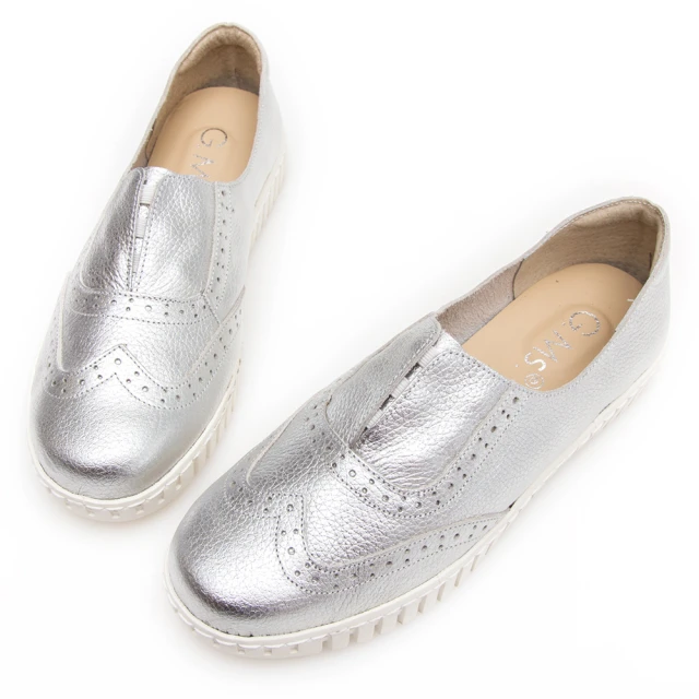 G.Ms.MIT系列-變形蟲印花牛皮莫卡辛鞋-百搭米 歷史價格詳細信息