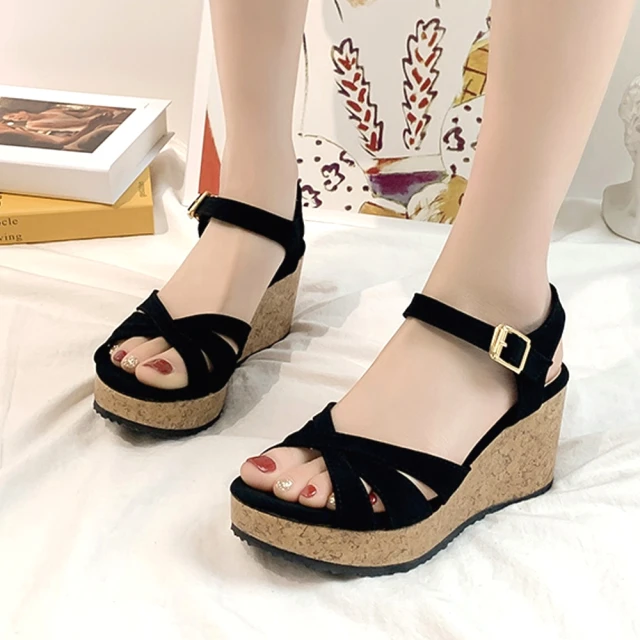 【白鳥麗子】MIT氣質立體抓摺一字帶低跟方頭拖鞋 歷史價格詳細信息