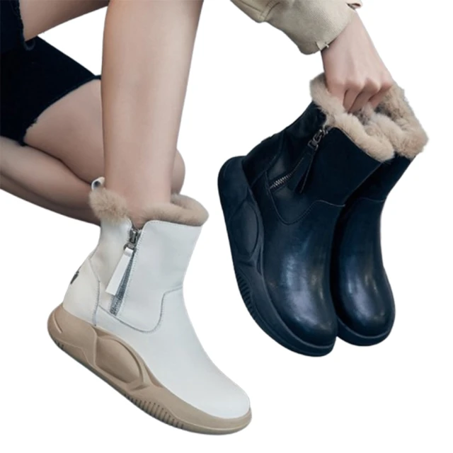 2真皮加絨德訓鞋女厚底4釐米秋冬2023款繫帶休閒鞋毛毛運動鞋板鞋 歷史價格詳細信息