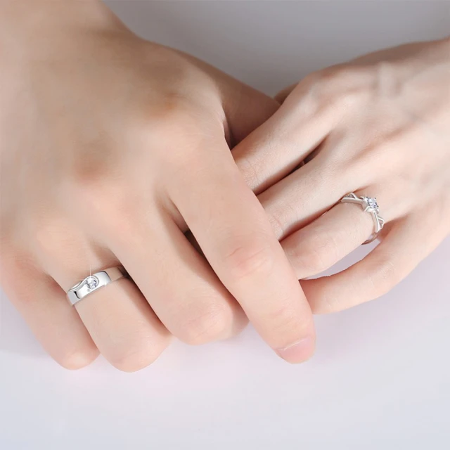 【MoonDy】純銀戒指 素戒指 訂婚戒指 情侶戒指 對戒 結婚戒指 銀戒指 細戒指 磨砂戒指 可調式戒指 歷史價格詳細信息