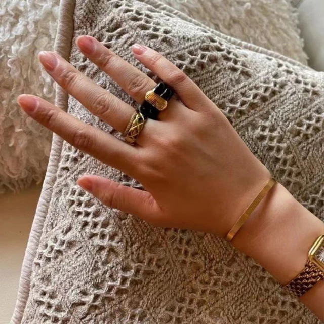 歐美戒指求婚新娘結婚對戒鍍黃金微鑲戒指外貿鑲鉆歐美風格 簡約風 時尚 歷史價格詳細信息