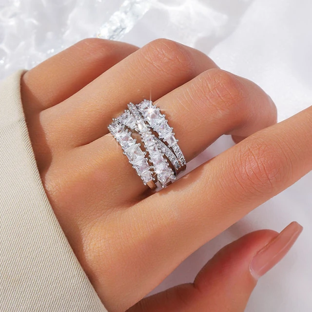 戒指交叉水滴戒指女時尚個性百搭優雅S925銀開口指環ins小眾食指戒潮 歷史價格詳細信息