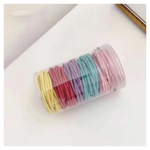 【髮圈】罐裝20入 無接縫髮繩 綁馬尾髮飾 韓系高彈力髮束☆精品社 歷史價格詳細信息