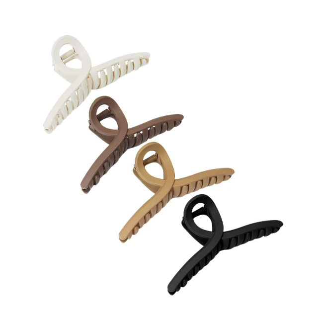 抓夾 髮夾 鯊魚夾 磨砂抓夾 莫蘭迪色磨砂質感 簡約交叉 ＊花漾美人＊嚴選 歷史價格詳細信息