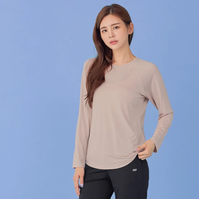 【STL】韓國瑜珈 LightDryBasic 女 運動機能 圓領 連肩袖 長版 快乾 長袖上衣(PureWhite純粹白) 歷史價格詳細信息