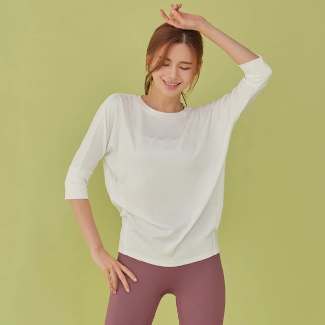 【STL】韓國瑜珈 LightDryBasic 女 運動機能 圓領 連肩袖 長版 快乾 長袖上衣(PureWhite純粹白) 歷史價格詳細信息