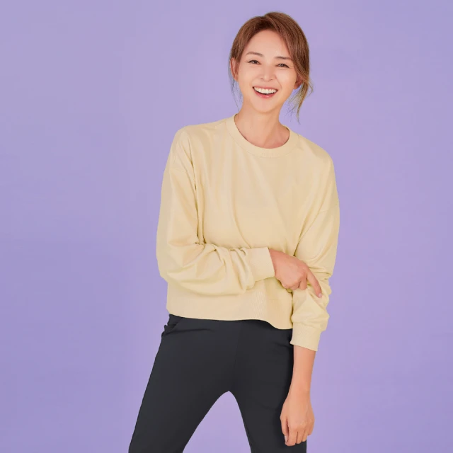 【STL】韓國瑜珈 LightDryBasic 女 運動機能 圓領 連肩袖 長版 快乾 長袖上衣(PureWhite純粹白) 歷史價格詳細信息