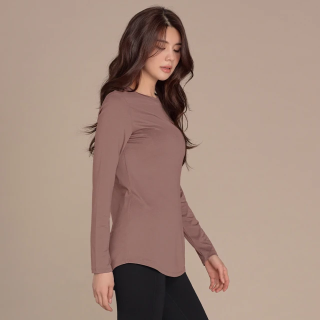 【STL】yoga ESSENCE LS 韓國瑜珈 運動機能 本質合身長版蓋臀長袖上衣(DryRose乾燥玫瑰) 價格比較,價格查詢,歷史價格詳細信息
