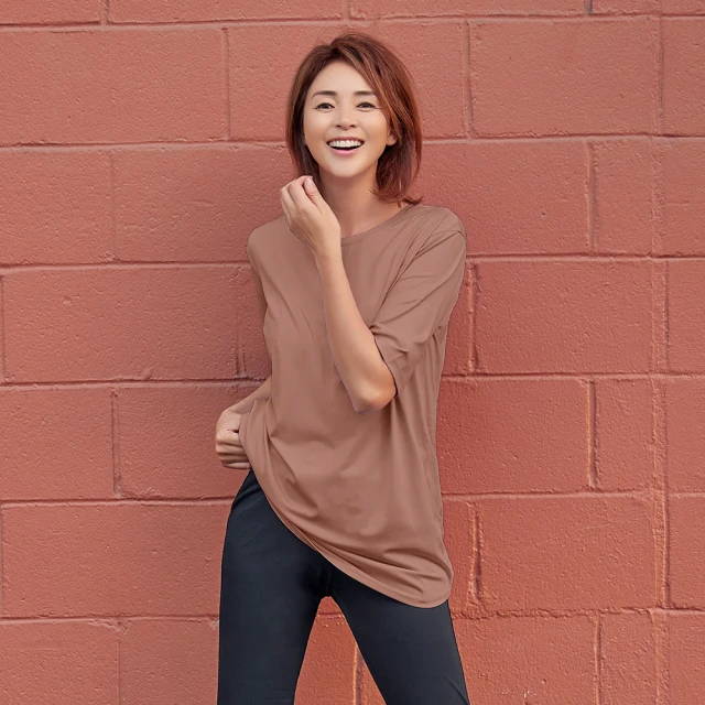 【STL】yoga 前短後長版寬鬆 圓領長袖 蓋臀女運動上衣 韓國瑜珈(UPTOWN LS / 氣質灰GreyAura) 歷史價格詳細信息