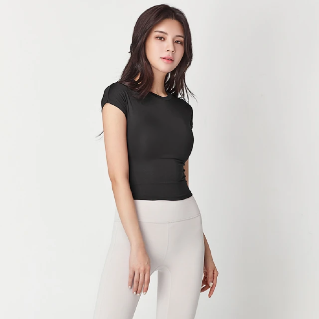 【STL】yoga 本質伸展短版 Essence Volume Crop 韓國瑜伽 運動機能合身短袖上衣(粉玫瑰MellowRose) 歷史價格詳細信息