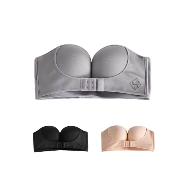 【夢巴黎】前扣無肩帶無鋼圈單件內衣(平口 無肩帶 百搭 防滑 素色 爆胸 舒適 透氣 柔軟 胸罩 A.B.C罩) 歷史價格詳細信息