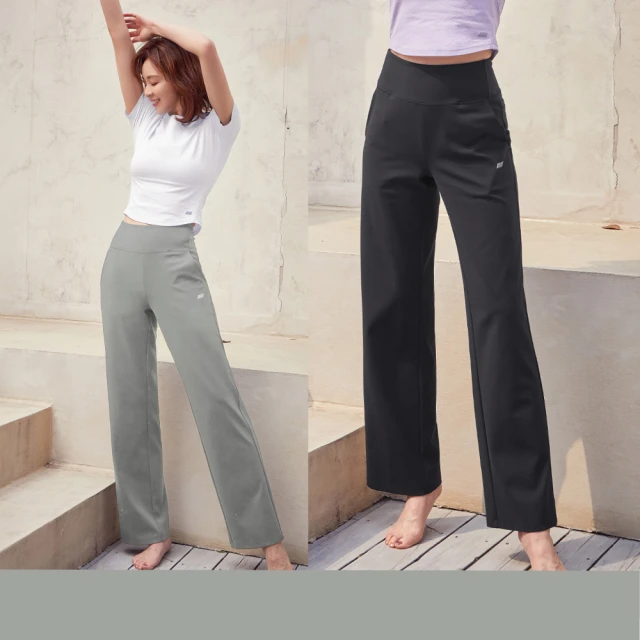 【STL】現貨 韓國瑜伽 AirDry Semi Wide Pants 女 運動機能 直筒 寬鬆 長褲 彈性 快乾(多色) 歷史價格詳細信息