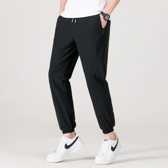 【B+大尺碼專家】鬆緊帶褲頭 貼袋休閒束口褲 -黑/灰/綠/卡其-0204125 歷史價格詳細信息