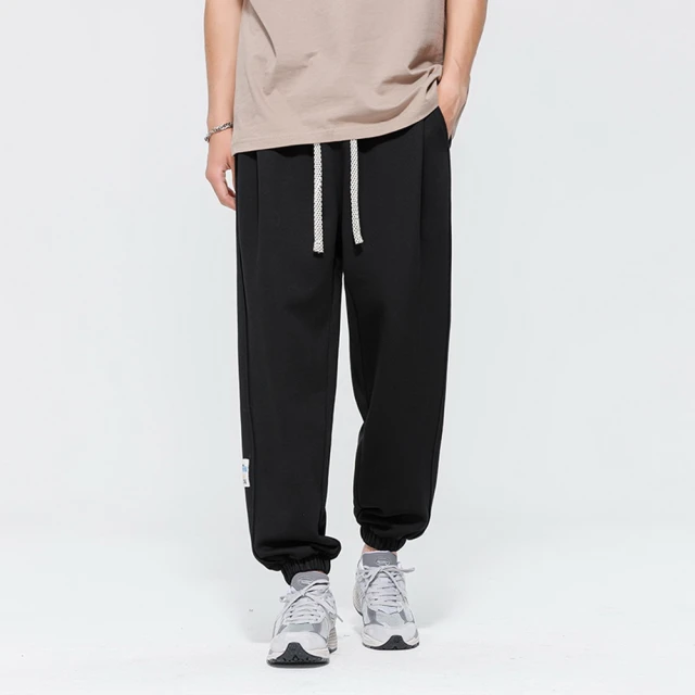 【B+大尺碼專家】鬆緊帶褲頭 貼袋休閒束口褲 -黑/灰/綠/卡其-0204125 歷史價格詳細信息