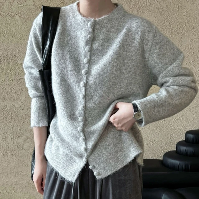 【UniStyle】編織長袖外套 圓領清新小香風 女 ZMC005-W06(淺藍) 歷史價格詳細信息