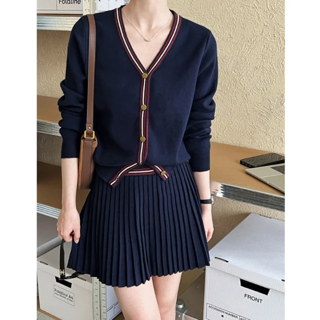 【UniStyle】編織長袖外套 圓領清新小香風 女 ZMC005-W06(淺藍) 歷史價格詳細信息