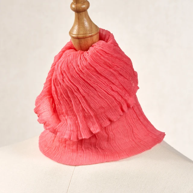 【NicoFun 愛定做】花果系17 亮桃紅柳葉絲 百搭圍脖 圍巾 100%桑蠶絲 真絲(silk四季圍脖 圍巾 領巾 髮帶) 歷史價格詳細信息