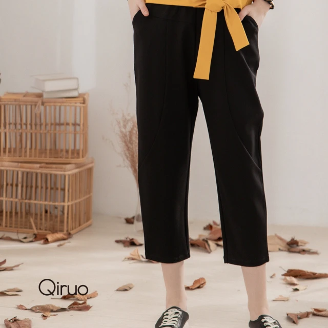 【Qiruo 奇若名品】秋冬專櫃針織短袖上衣0186A-45卡色小立領百搭(FF) 歷史價格詳細信息