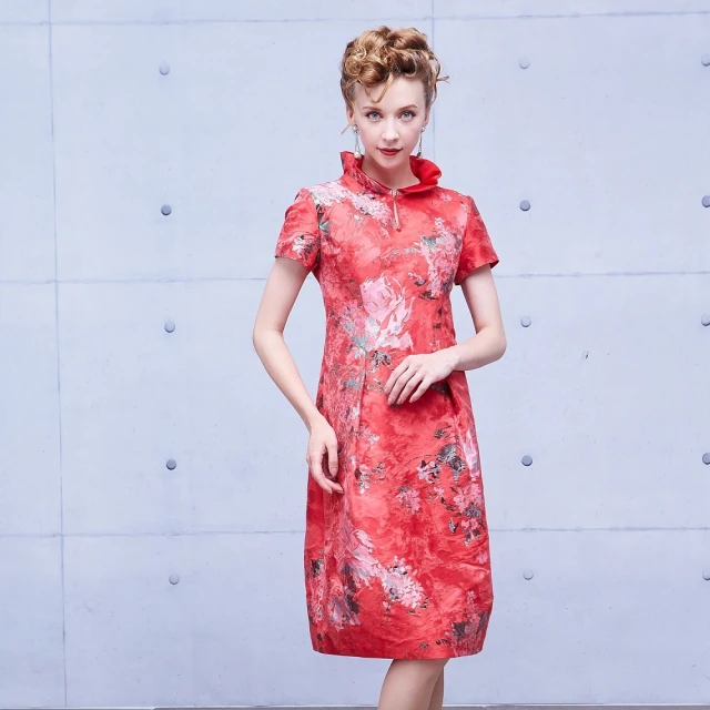 【NADIA LIN 林臣英】蕾絲領緹花洋裝 歷史價格詳細信息