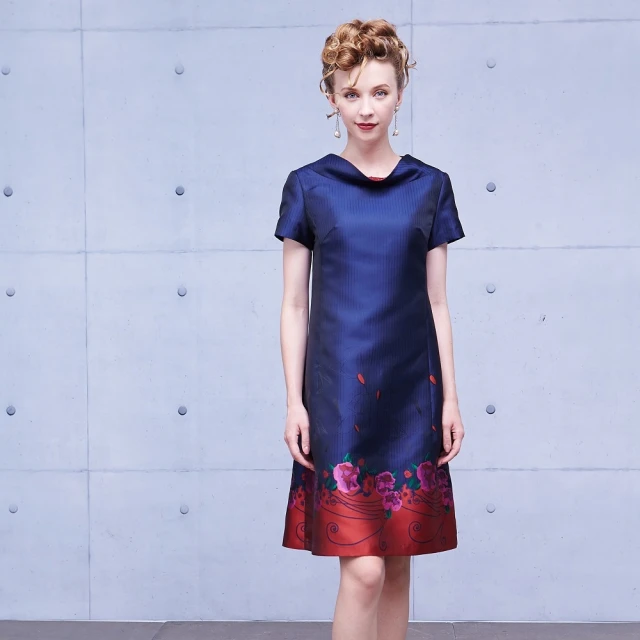 【NADIA LIN 林臣英】蕾絲領緹花洋裝 歷史價格詳細信息