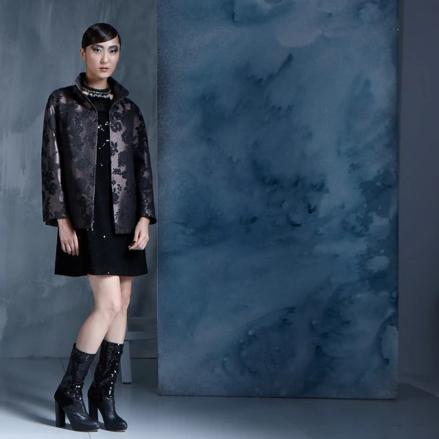 【NADIA LIN 林臣英】蕾絲領緹花洋裝 歷史價格詳細信息