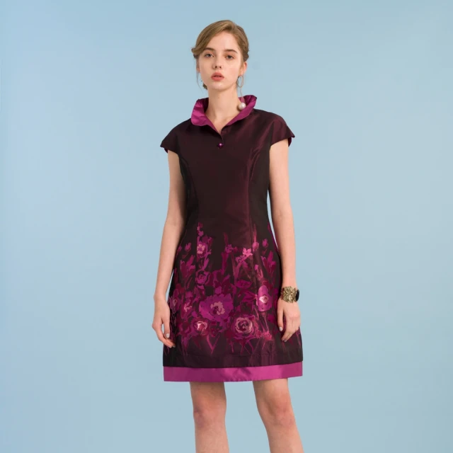 【NADIA LIN 林臣英】蕾絲領緹花洋裝 歷史價格詳細信息