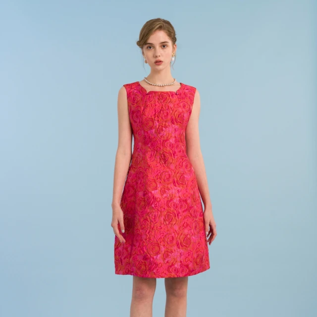 【NADIA LIN 林臣英】蕾絲領緹花洋裝 歷史價格詳細信息