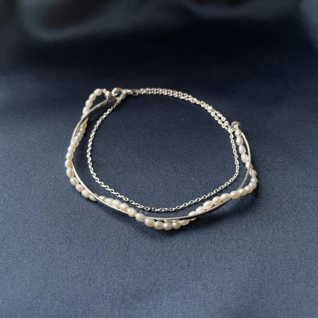 【浪漫珍愛繫情】日本進口淡紫色天然珍珠&玫瑰金手鍊【附保證書.禮盒.免運費】C015 歷史價格詳細信息