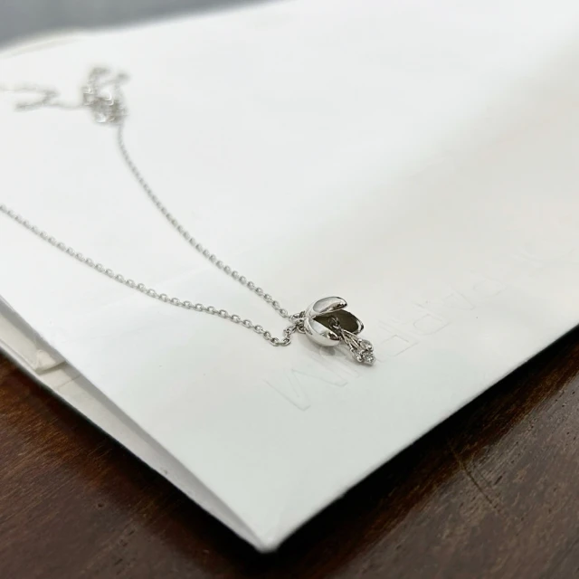 【MOON MOON ACC.】｜純銀項鍊 925｜年華 • 無限心鎖 頸鍊鎖骨鏈  單只販售(氣質優雅) 歷史價格詳細信息