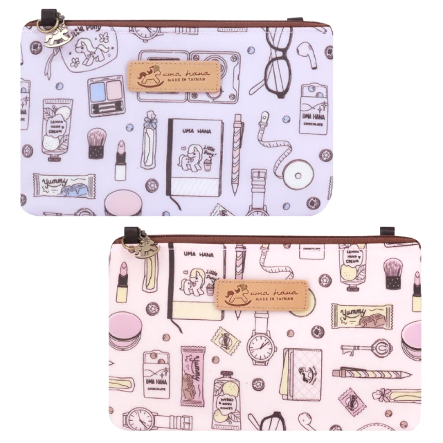 【uma hana】包包雜物斜背6.7吋滑手機防水的拉鍊散步包(手機包/斜背包/隨身斜背包/防水包) 歷史價格詳細信息