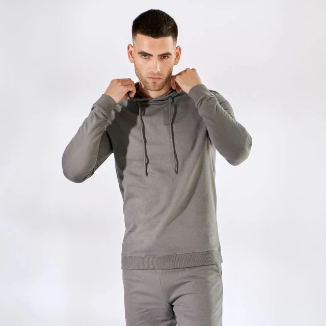 【Bread & Boxers】Hoodie 男用有機棉帽T - 勃根地紅 歷史價格詳細信息