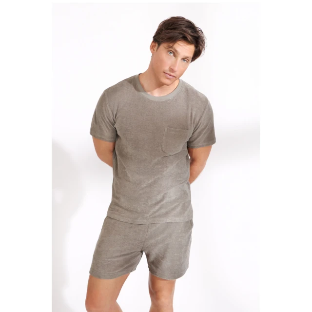 【Bread & Boxers】T-shirt ribbed by Biderman 有機棉羅紋大圓領Ｔ 歷史價格詳細信息