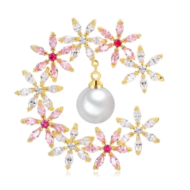 典雅粉色花朵金鑽新蕊仿貝珠小金葉珍珠水晶可彎新娘婚紗分枝頭飾花環  自助婚紗寫真拍照 長條花枝可彎自由造型 歷史價格詳細信息