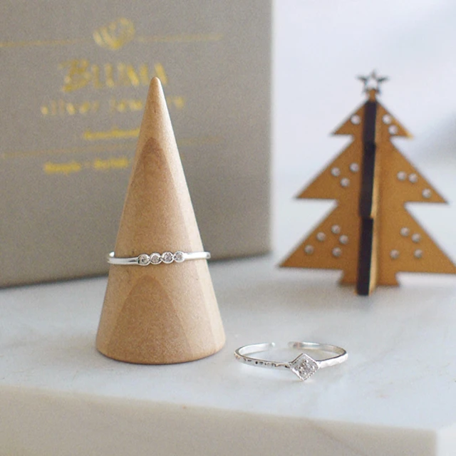 純銀 925 銀 方戒 正方形 簡約 單鑽 白鋯石 戒指 固定戒圍 方型 戒子 女生 女款 銀飾 線戒-鴻運飾品 歷史價格詳細信息