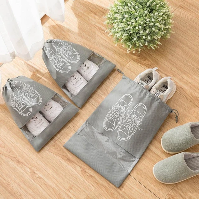 加厚鞋子收納束口防塵袋《深藍》3大2中組 歷史價格詳細信息