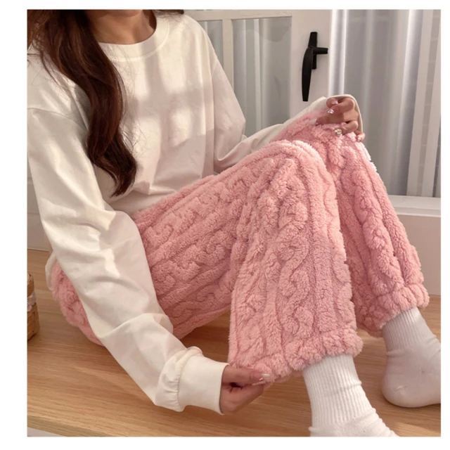 法蘭絨手感保暖蓄熱黑居家睡褲長褲(秋冬 睡褲 長褲 毛褲 發熱 中大尺碼) 歷史價格詳細信息