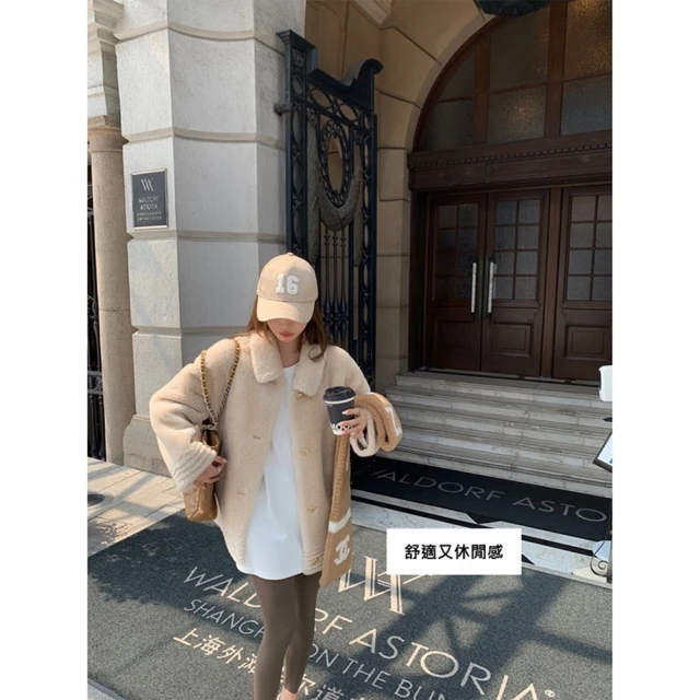 羊羔毛絨一體外套女2024新款秋冬季韓版加厚顆粒絨小個子大衣 歷史價格詳細信息