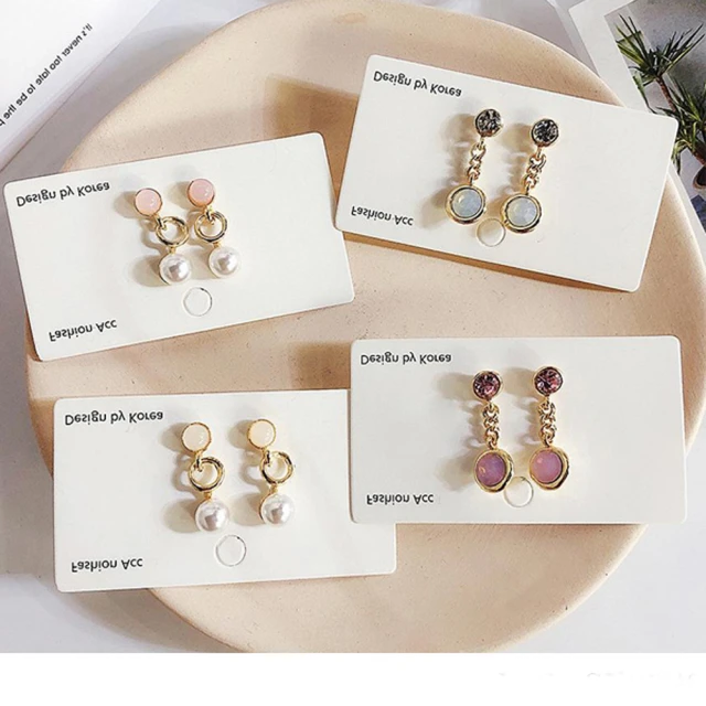 【BBHONEY】韓版耳飾 甜美簡約愛心鑲鑽珍珠耳墜耳環(網美必備款) 歷史價格詳細信息