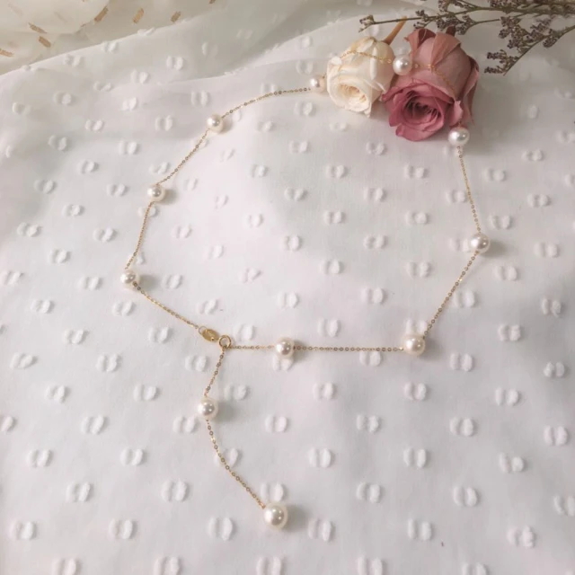 【浪漫珍愛繫情】日本進口淡紫色天然珍珠&玫瑰金手鍊【附保證書.禮盒.免運費】C015 歷史價格詳細信息