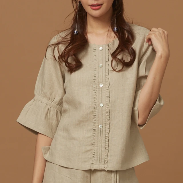 【古典美】03615波浪袖棉麻衣(茶禪服/中國風/國服/漢服/手染服/棉麻/亞麻/天然纖維) 歷史價格詳細信息