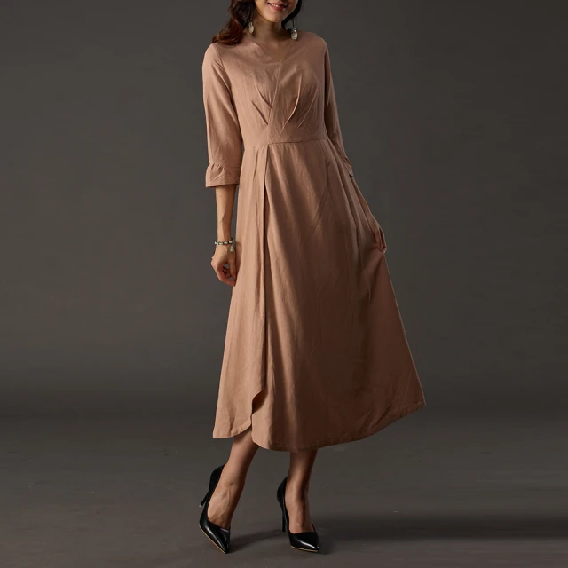 【古典美】18161刺繡彈性八分褲(棉麻/純棉/亞麻/中國風/漢服/茶禪服/手染服) 歷史價格詳細信息