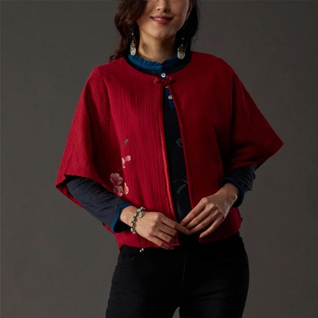 【古典美】18011刺繡斜襟上衣(棉麻/純棉/亞麻/中國風/漢服/茶禪服/手染服) 歷史價格詳細信息