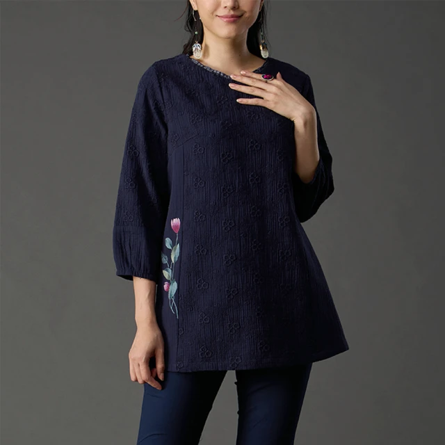 中國風長版鴨絨外套女加長版過膝盤扣韓版寬鬆中大碼輕羽絨連帽大衣 歷史價格詳細信息