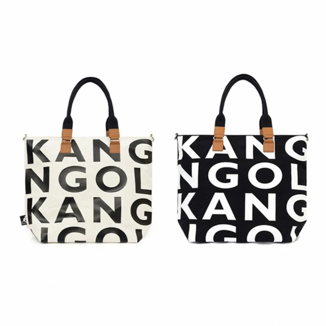 【KANGOL】帆布小側包 米白-6255870201 歷史價格詳細信息