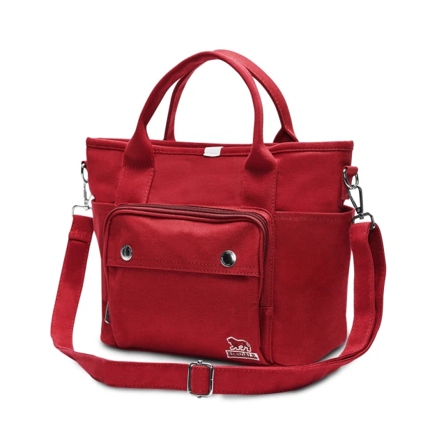 【LONSDALE 英國小獅】帆布皮革飾邊束口水桶包 LD1324-鵝黃 歷史價格詳細信息