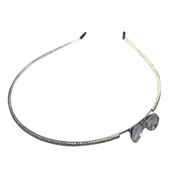 髮箍細款鑲鑽水鑽水晶鑽髮夾簡約氣質壓發頭箍外出百搭大人髮飾女 歷史價格詳細信息