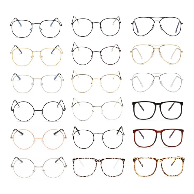 【ENANSHOP 惡南宅急店】鉚釘半框眼鏡 韓版平光眼鏡 黑框眼鏡-0028M 歷史價格詳細信息