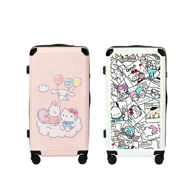 【SANRIO 三麗鷗】Hello Kitty 28吋拉鍊款胖胖箱 行李箱 旅行箱 拉桿箱(海關鎖 萬向飛機輪 2年保固) 歷史價格詳細信息